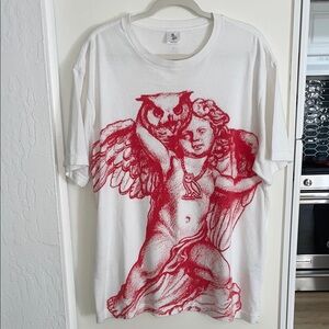 OVO October Very Own White Cherub T-shirt Drake Streetwear | L